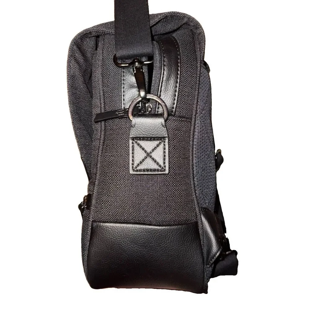 Nuna Unisex Carry it All Diaper Bag Backpack EUC Crossbody Strap Black Bag Only